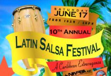 2017 Latin Salsa Beach Festival Flyer