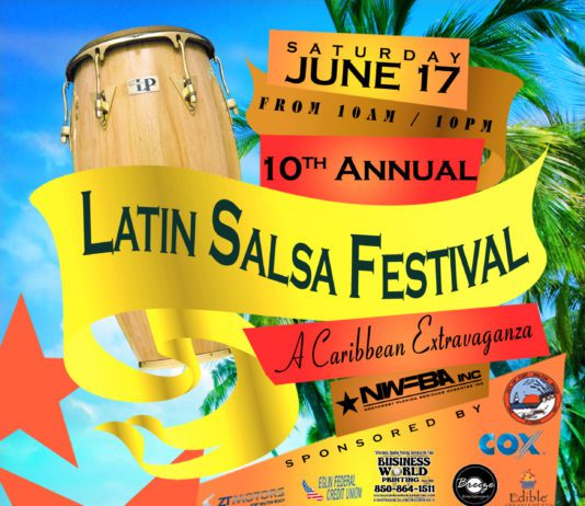 2017 Latin Salsa Beach Festival Flyer