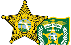 Okaloosa County Sheriff badge and patch