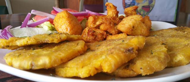 tostones on a plate