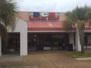 Barbershop in shopping center