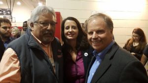 Frank Barragan, Luise and Doug Jones