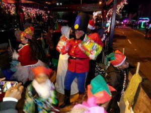 Christmas parade float