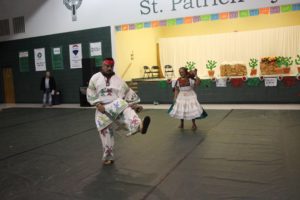 Mexican dancers with machetes