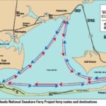 map of ferry route