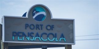 Port of Pensacola sign