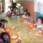 Children eating