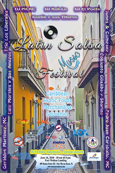 Latin Salsa Festival 2018 poster