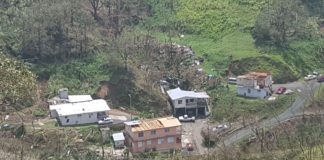 Damaged homes in puerto rico