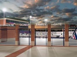 Baseball stadium entry gates