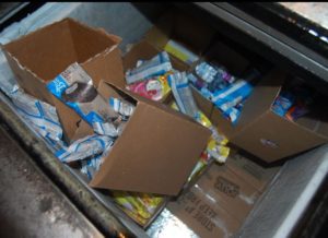 boxes of ice cream