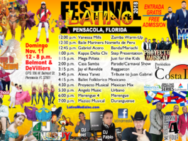 Latino Festival 2018 schedule