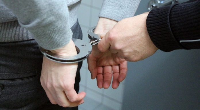 hands in handcuffs