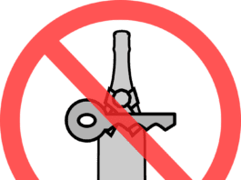 Dont drink and drive symbol