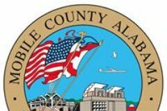 The logo for mobile county alabama.