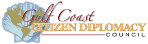 Gulf coast citizen diplomacy council logo.