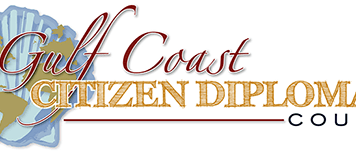 Gulf coast citizen diplomacy council logo.