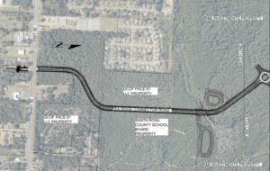 Map of Pea Ridge Connector