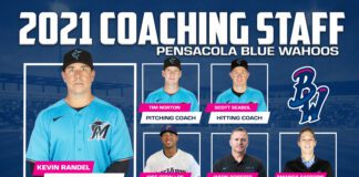 Blue Wahoos 2021 coaching staff