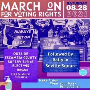 March for Voting Rights poster