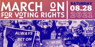 March for Voting Rights poster