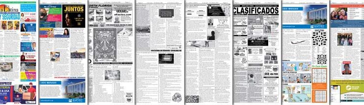 A picture of a newspaper with a lot of different articles.