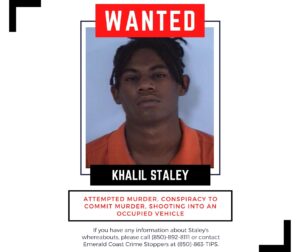 Wanted poster: Khalil Staley