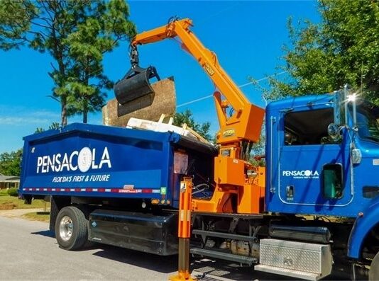 Pensacola waste hauler truck