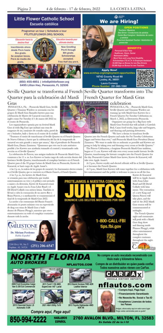 La Costa Latina February 4 - February 17, 2022 Page 2