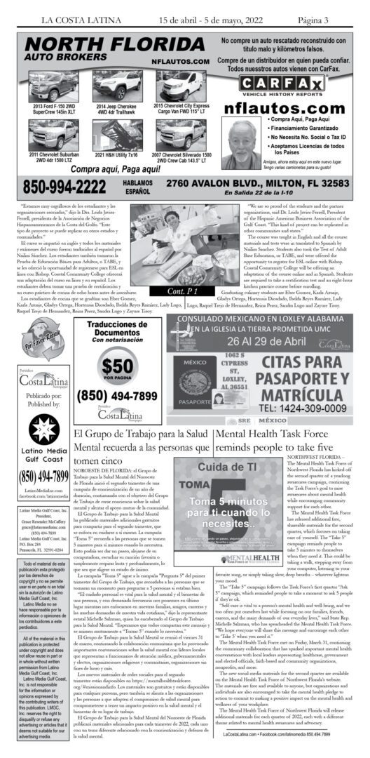 La Costa Latina April 15 - May 5 Page 3