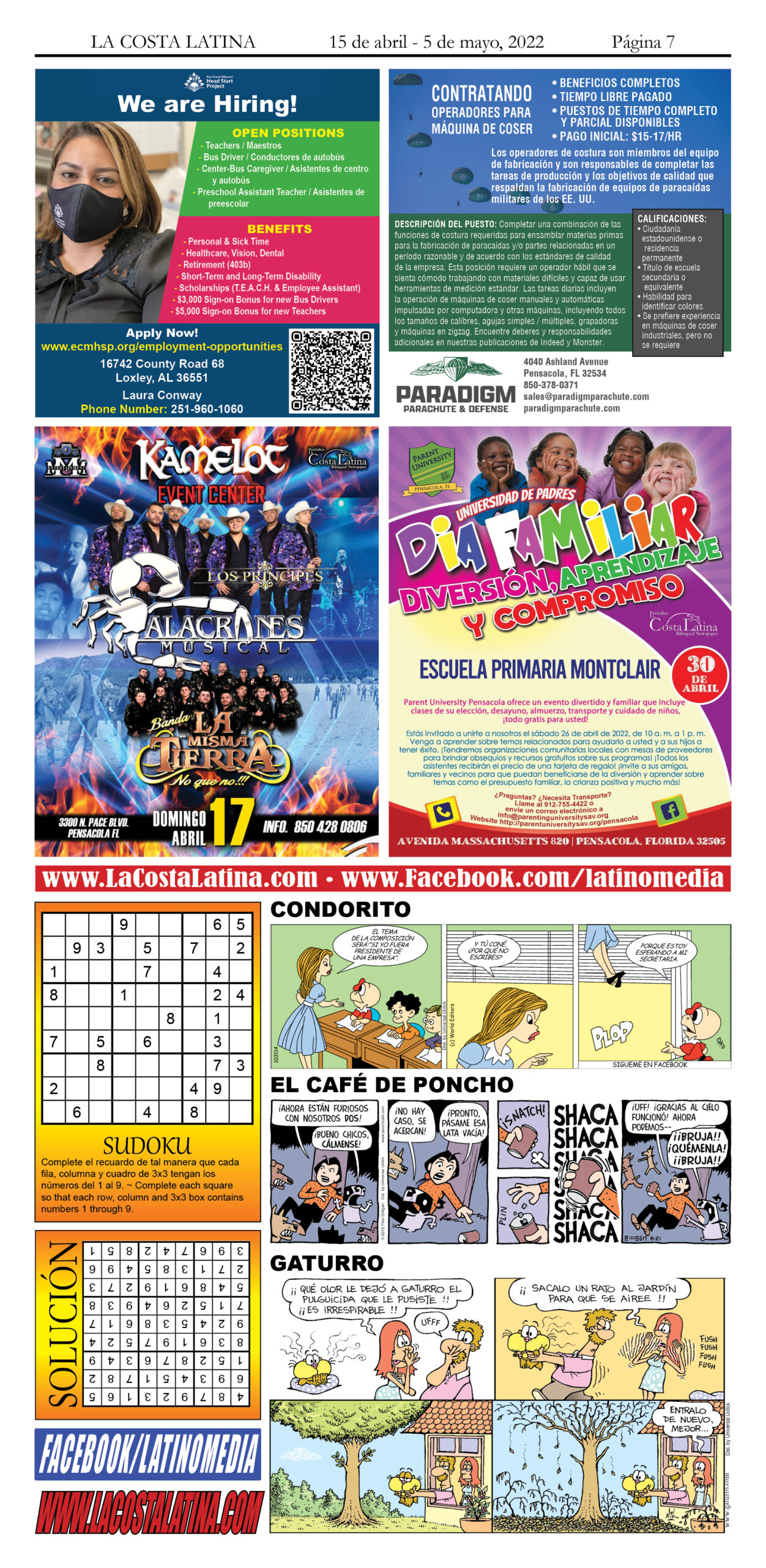 La Costa Latina April 15 - May 5 Page 7