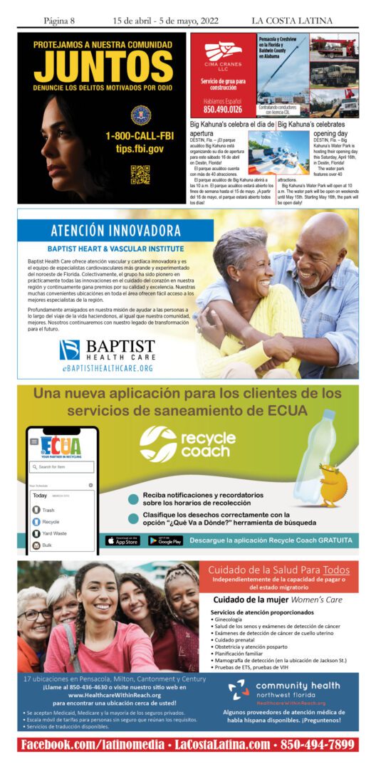 La Costa Latina April 15 - May 5 Page 8