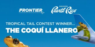 Frontier Airlines the Coqui Llanero