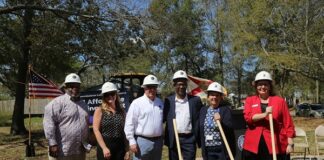 City and county officials breaking ground