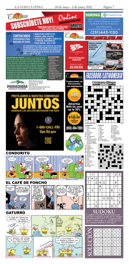 La Costa Latina May 20 - June 2 Page 7