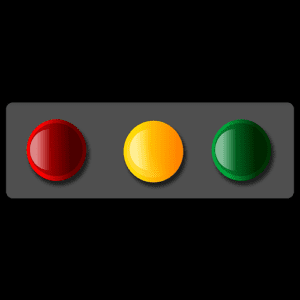 Illustration of traffic lights