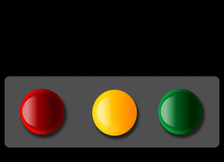 Illustration of traffic lights