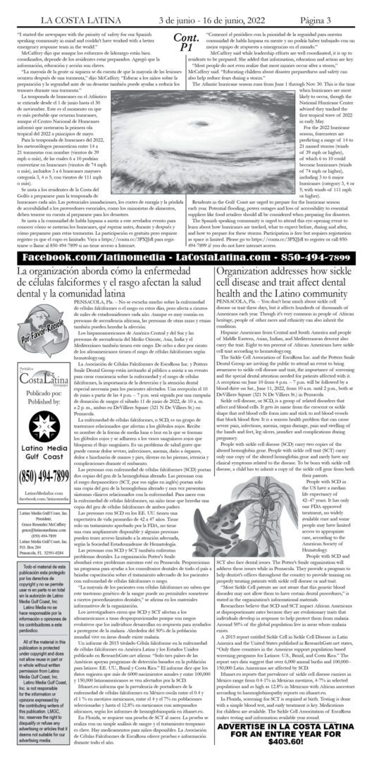 La Costa Latina June 3 - June 16 Page 3