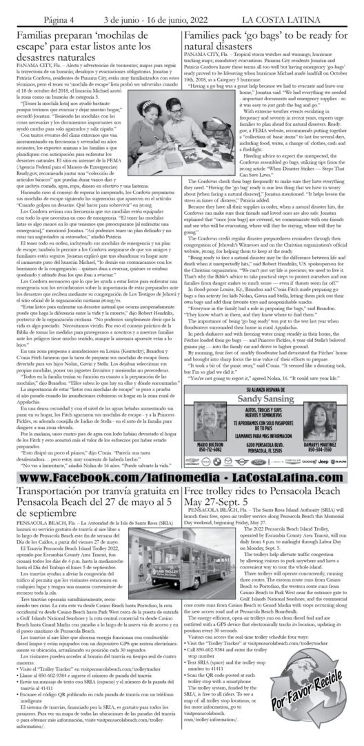 La Costa Latina June 3 - June 16 Page 4