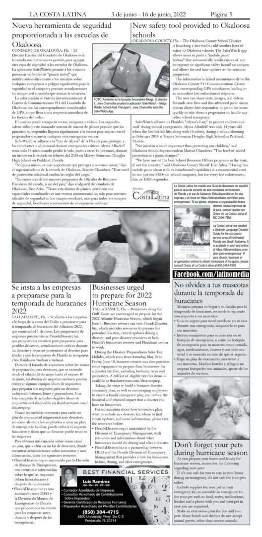 La Costa Latina June 3 - June 16 Page 5
