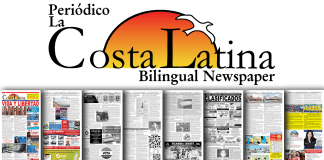 La Costa Latina Edition July 1 - July 15 graphic of all pages