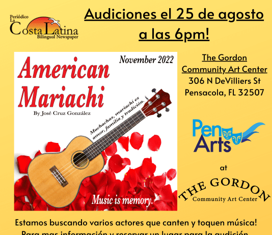 American Mariachi flyer in Spanish