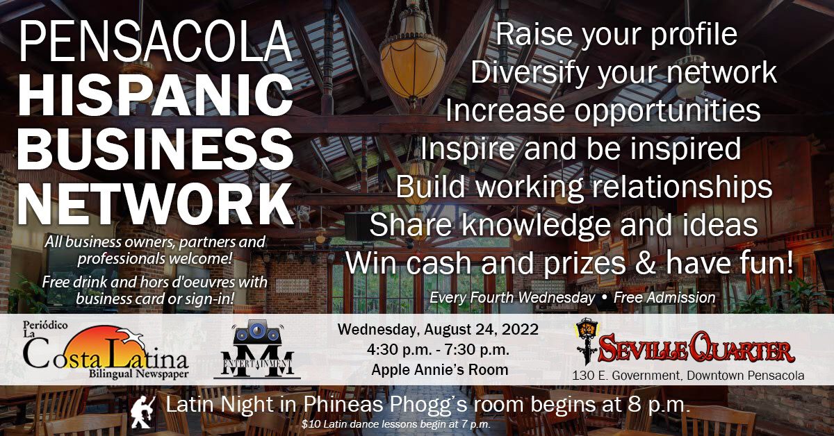 Pensacola Hispanic Business Network flyer