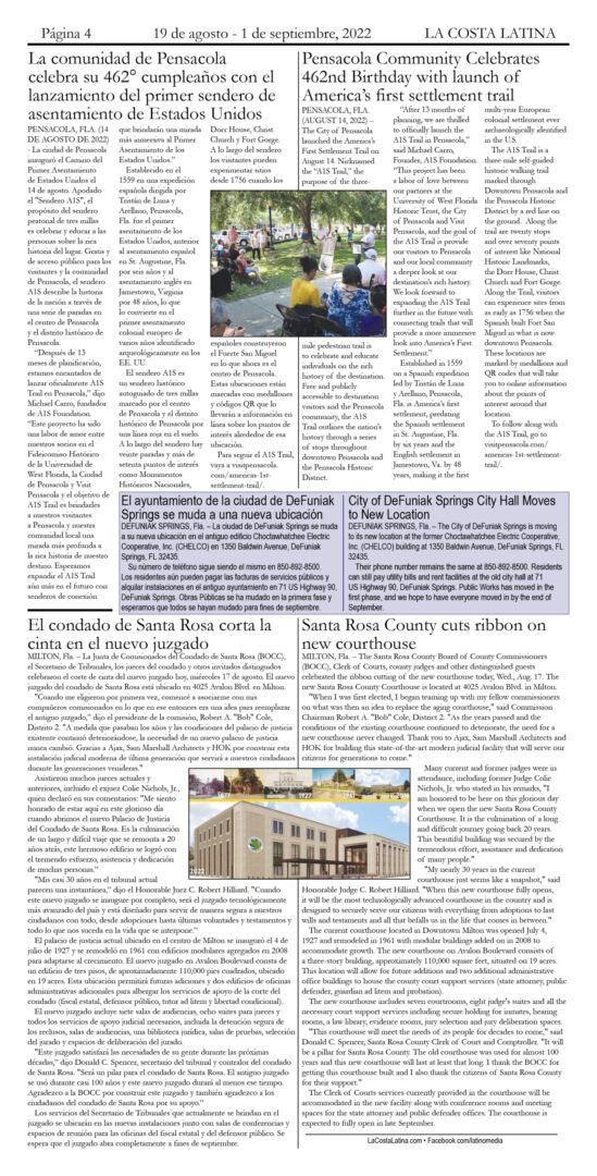 La Costa Latina August 19 - September 1, 2022 - Page 4