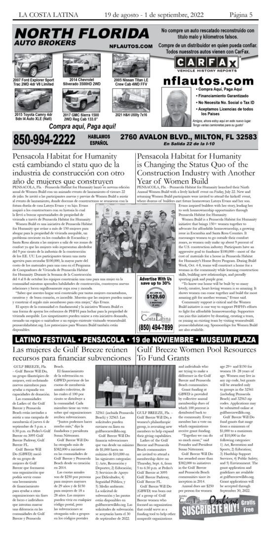 La Costa Latina August 19 - September 1, 2022 - Page 5