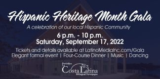 Hispanic Heritage Month Gala flyer