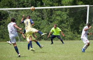 soccer players in action