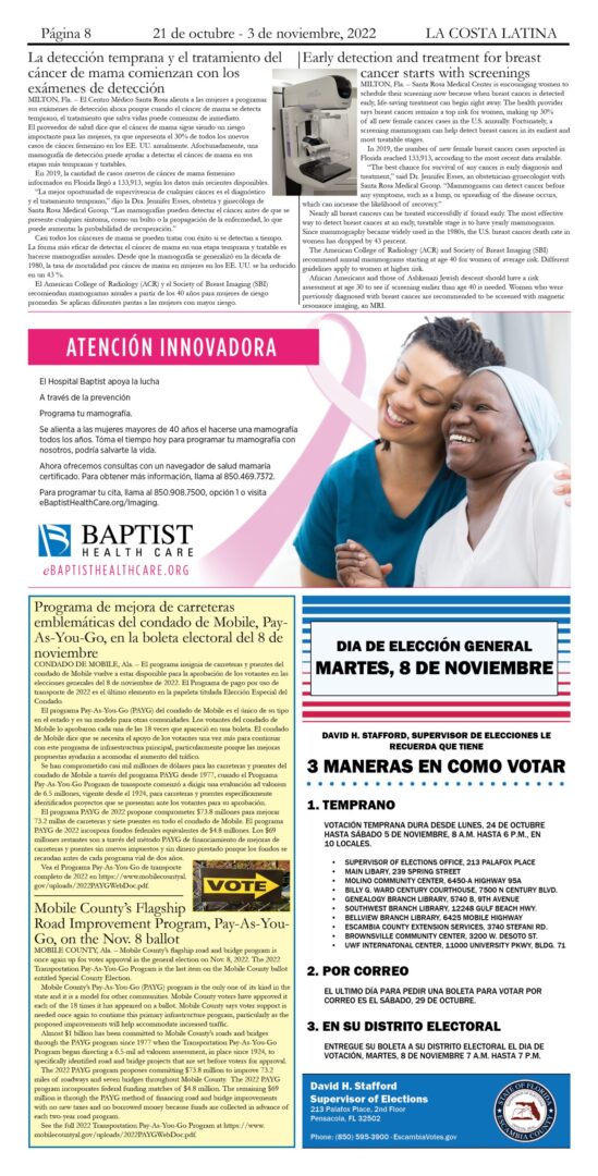 La Costa Latina Oct 3 - Nov 3, 2022 Page 8
