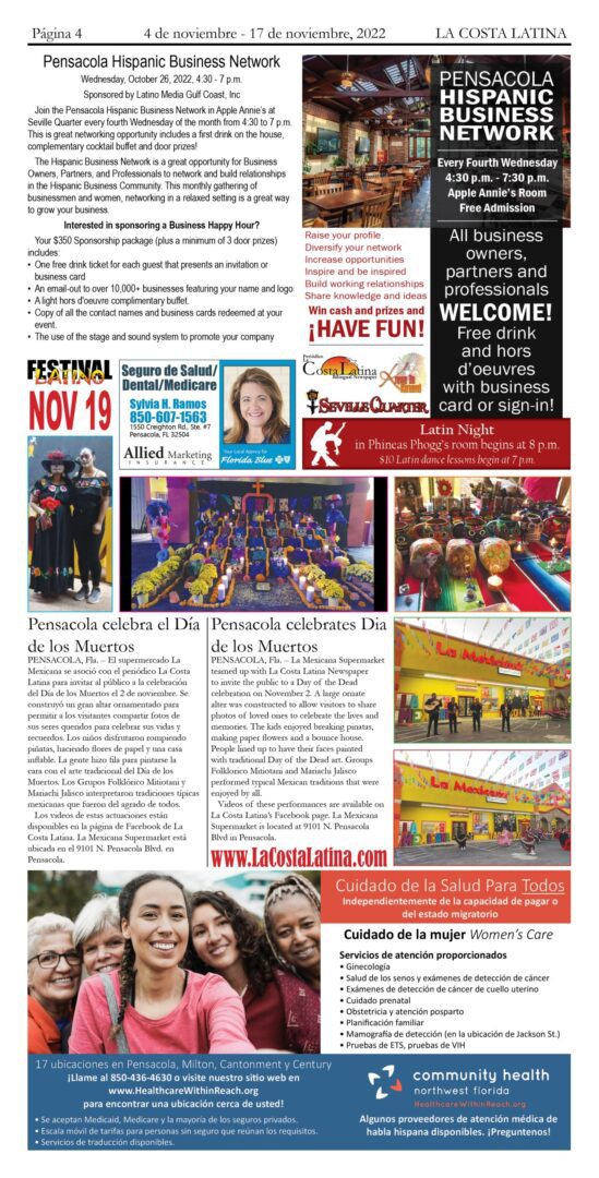 La Costa Latina November 4 - November 17, 2022 - Page 4
