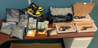 Drugs, cash and weapons confiscated by law enforcement